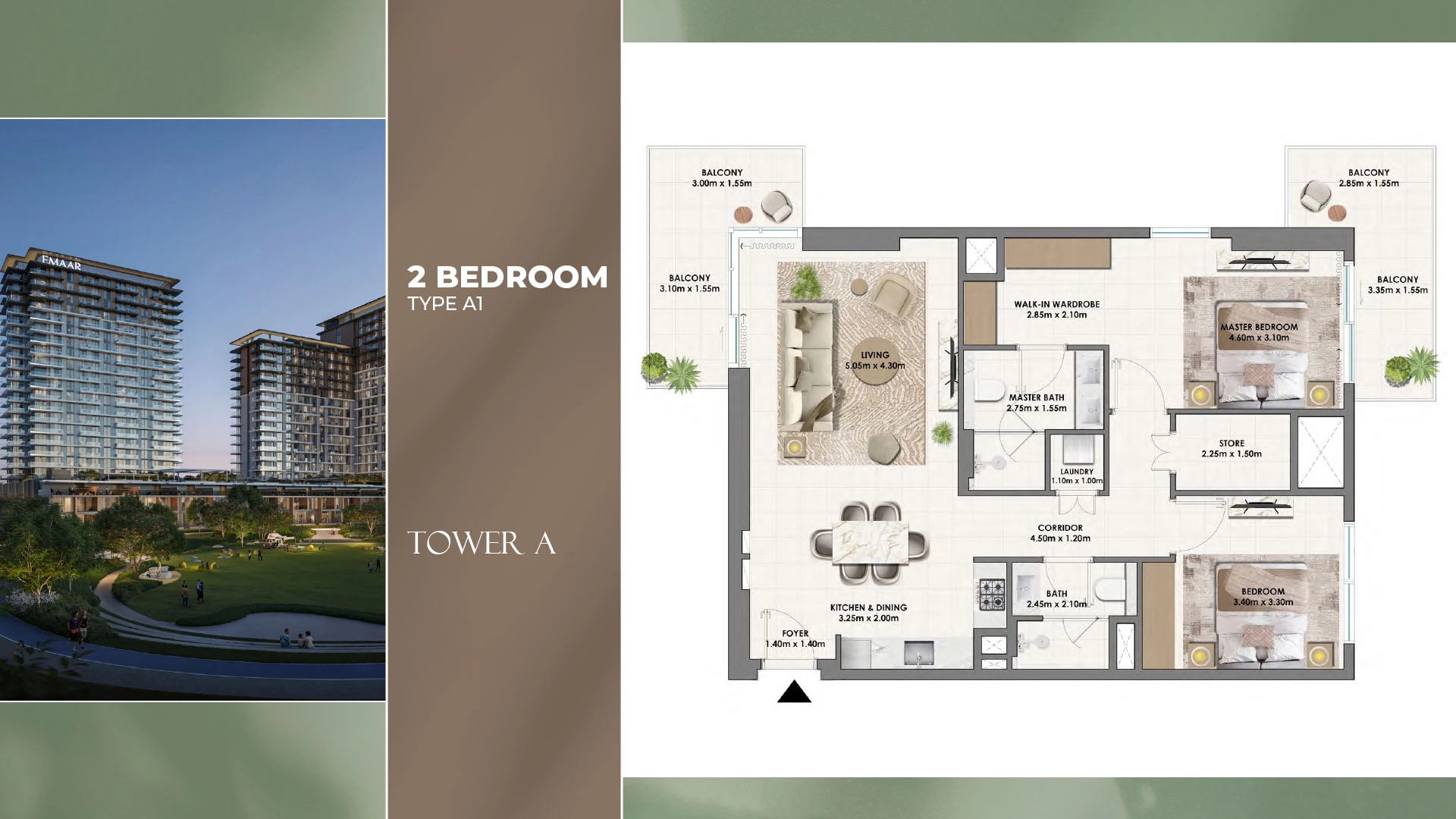 2 BR - Type B